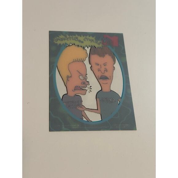 1993 MTV's BEAVIS and BUTTHEAD
Clear Cell Acetate PROMO Trading
Card - Picture 2 of 2